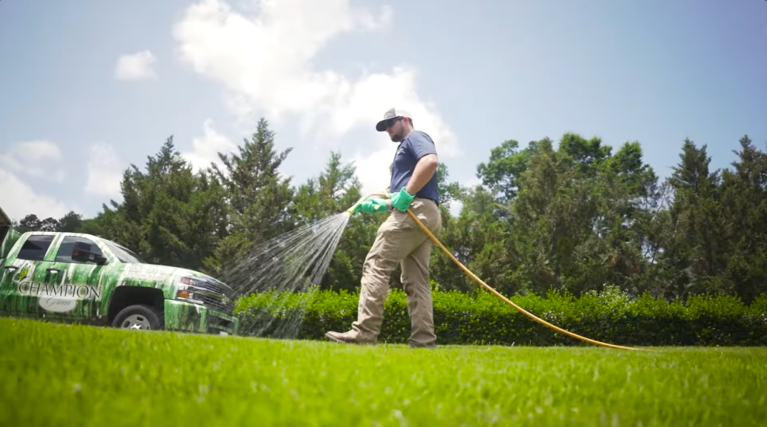 spraying